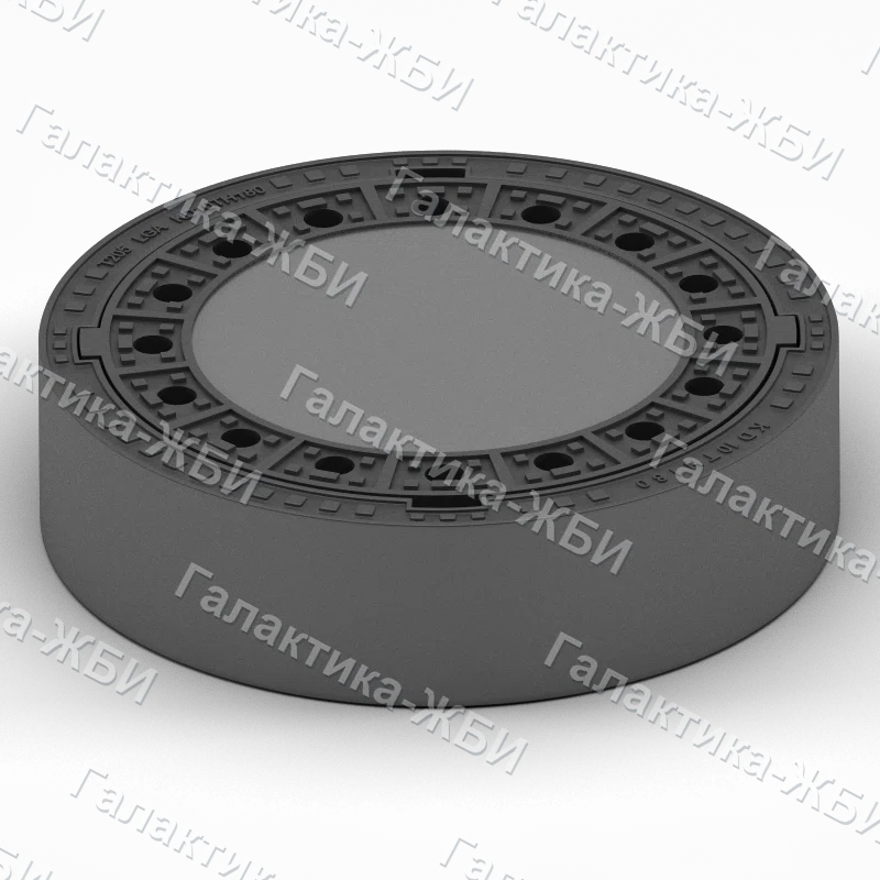 Люк канализационный тяжелый магистральный KD10ТH180