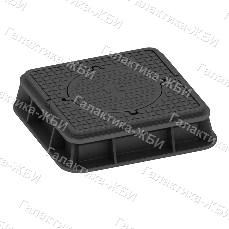 Люк чугунный тяжелый ТC 0298-250 трехсекционный