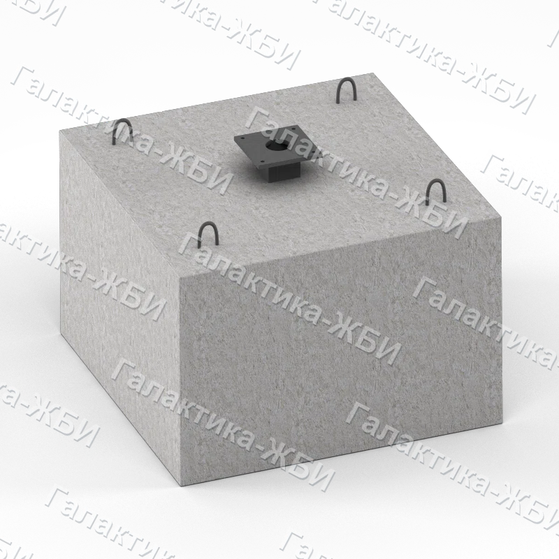 Ф-3 1000х1000 Фундаментная опора светофорной колонки