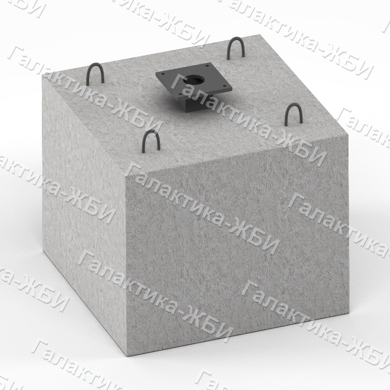 Ф-3 800х800 Фундаментная опора светофорной колонки