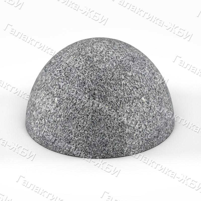 Полусфера бетонная ПСФ-1 "Фактурная"