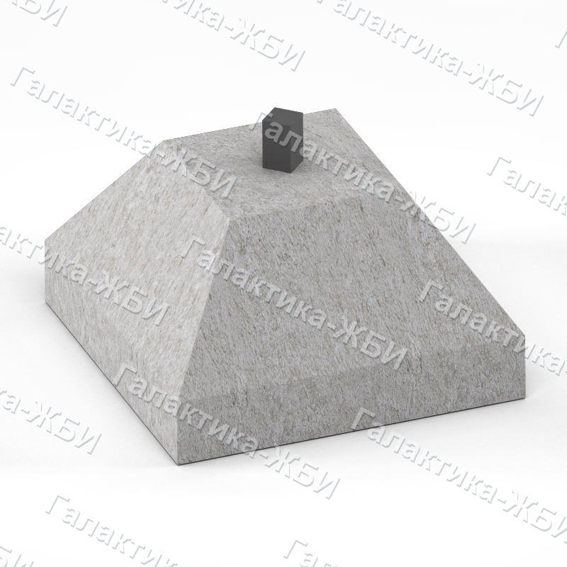 Ф2-6 600х600х300 Фундаментная опора для дорожного знака
